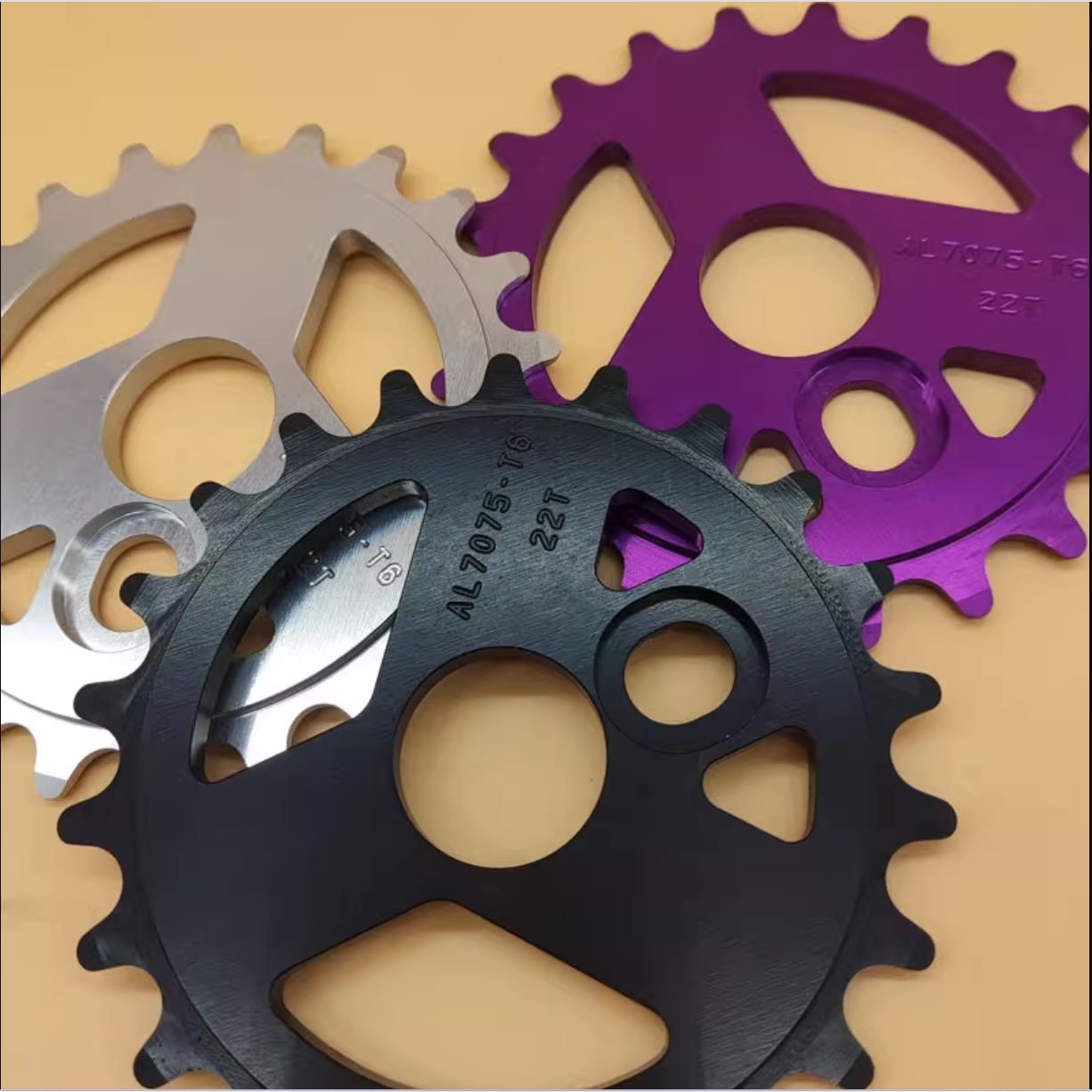 Sprocket - BMXスプロケット 18T 22T チェーンリング アルミニウム 7075