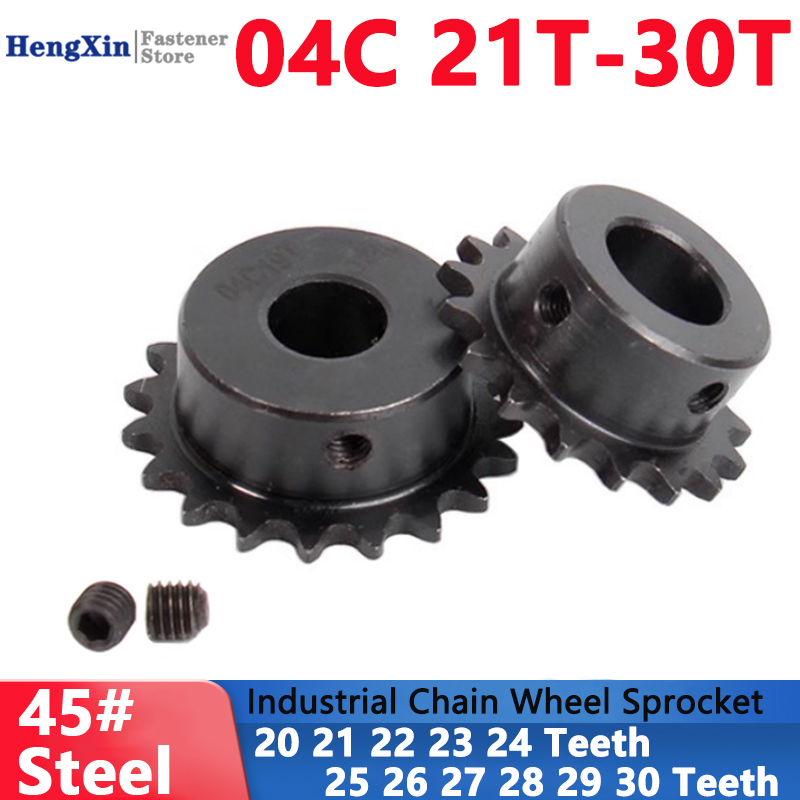 Chain Sprocket Set - 1 個 21T-30T 04C 工業用チェーンホイール 21