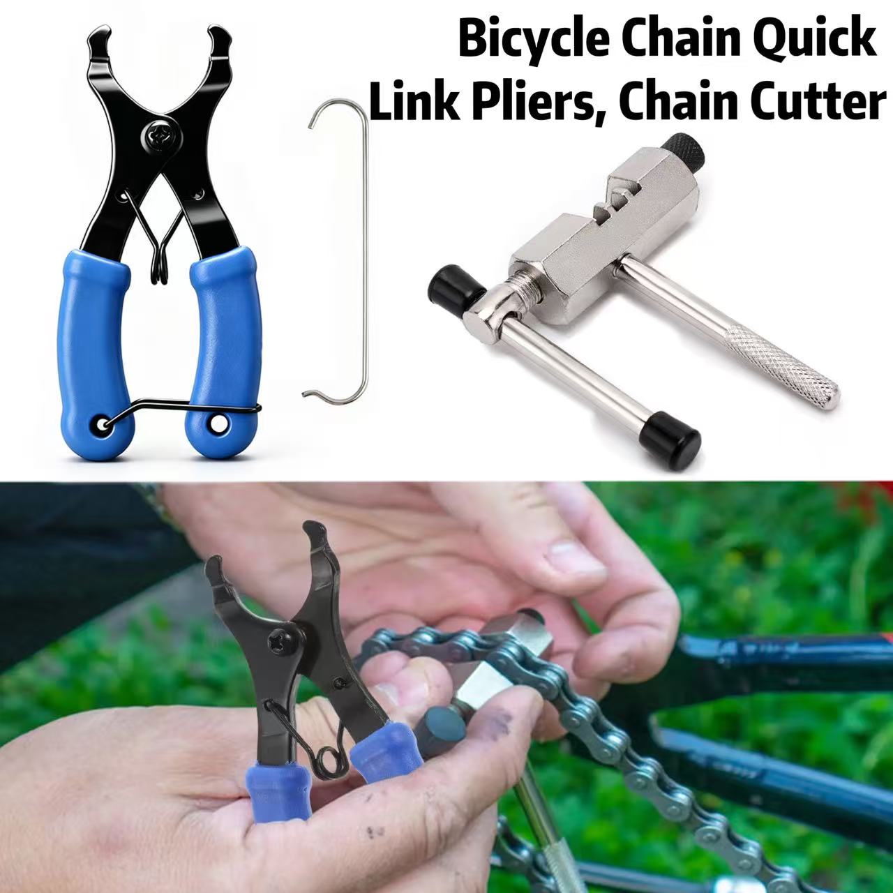 Chain Breaker - 自転車チェーン分解ツール、自転車チェーンプライヤークイックリリースフィクスチャー、自転車チェーンカッター