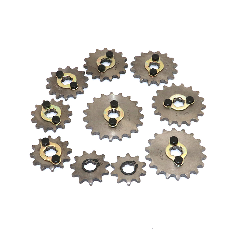 Sprocket Chain - 420 #17mmフロントエンジンスプロケット,ダートピットバイク用歯,atv,クワッド,ゴーカート,バギー,スクーター,10 11 12 13 14