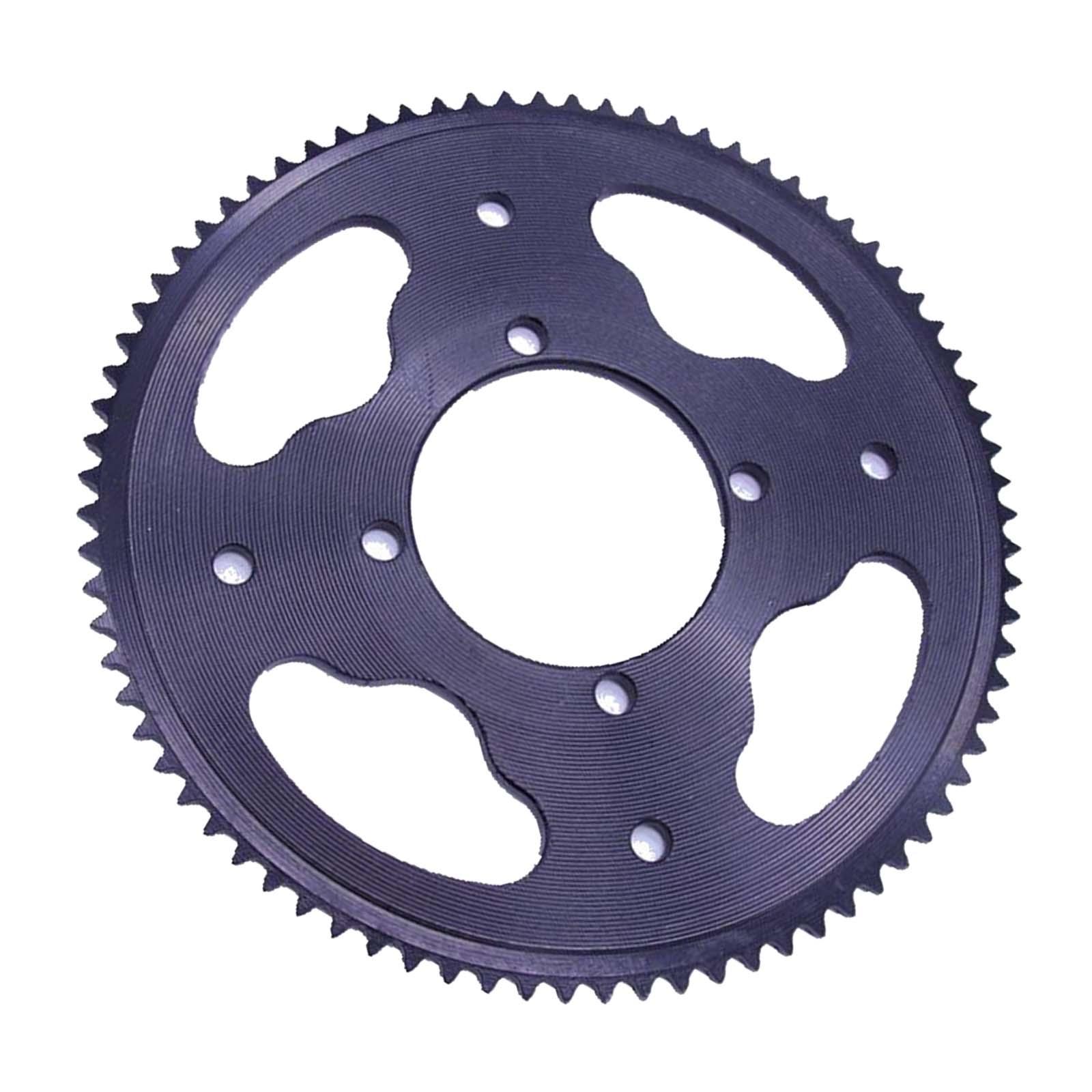 Chain Sprocket Set - ユニバーサルモーターサイクルリアチェーンスプロケット,高強度スチール,47ccおよび49cc用の頑丈な修理部品,25h,80t