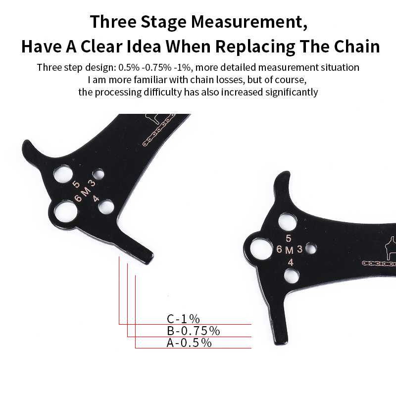ESLNF 高精度チェーン摩耗チェッカーツール 自転車ゲージ - Bicycle Chain のレビューと価格
